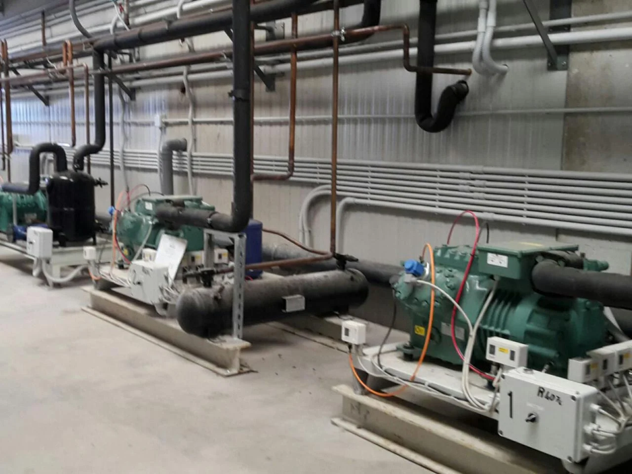 compressori industriali per industria ortofrutticola installato dalla Norbafrigo