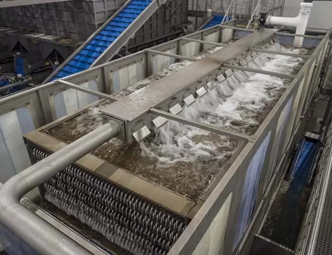 hydrocooler per industria ortofrutticola installato dalla Norbafrigo