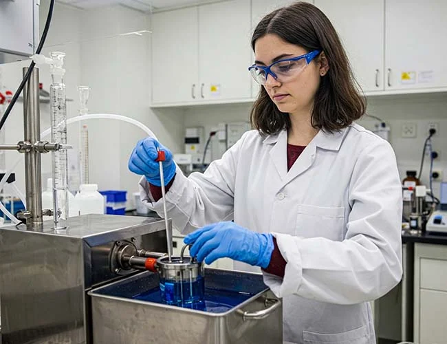 reponsabile bagni galvanici installato dalla Norbafrigo